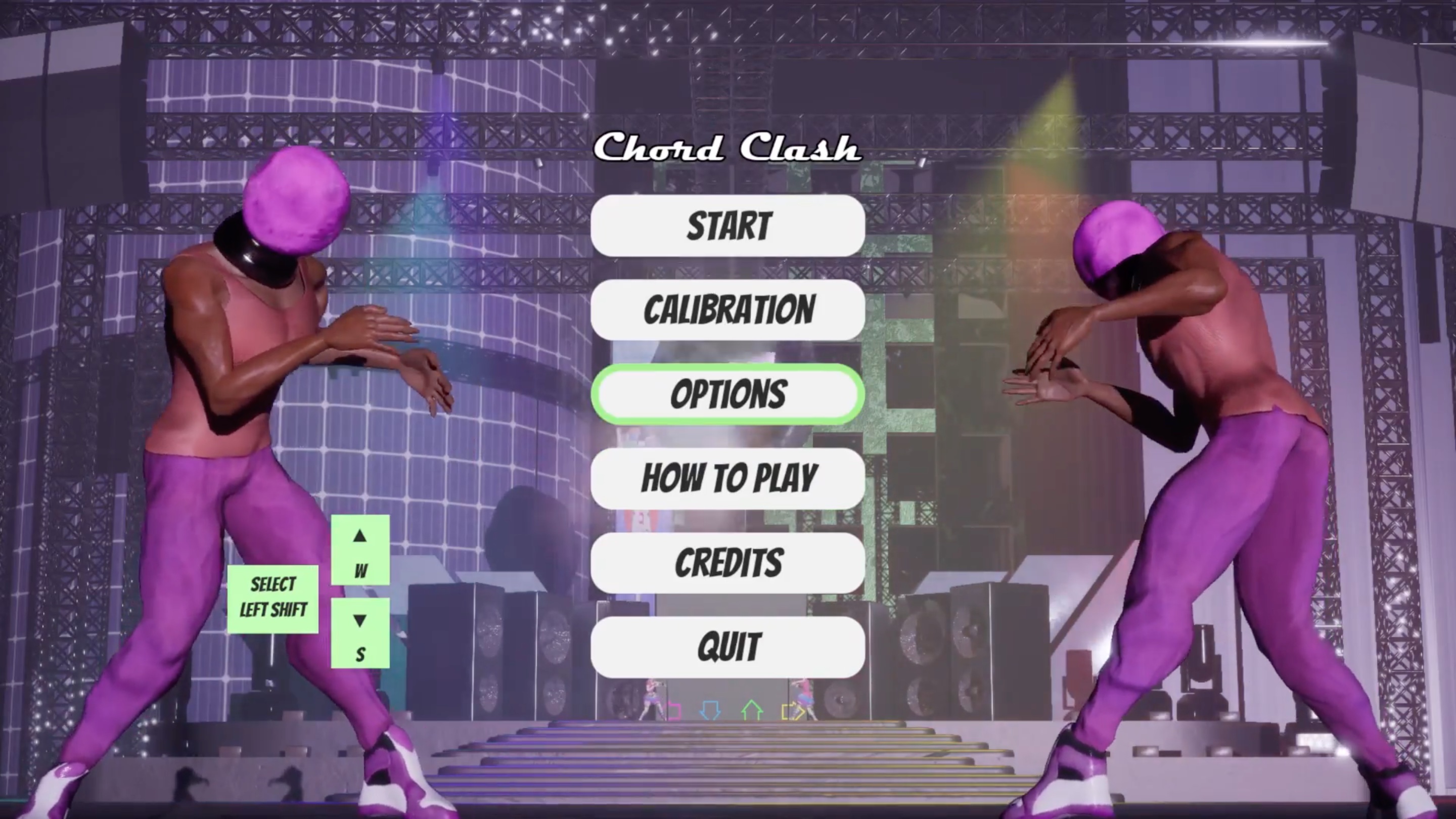 main menu