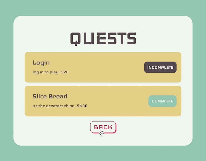 quest menu