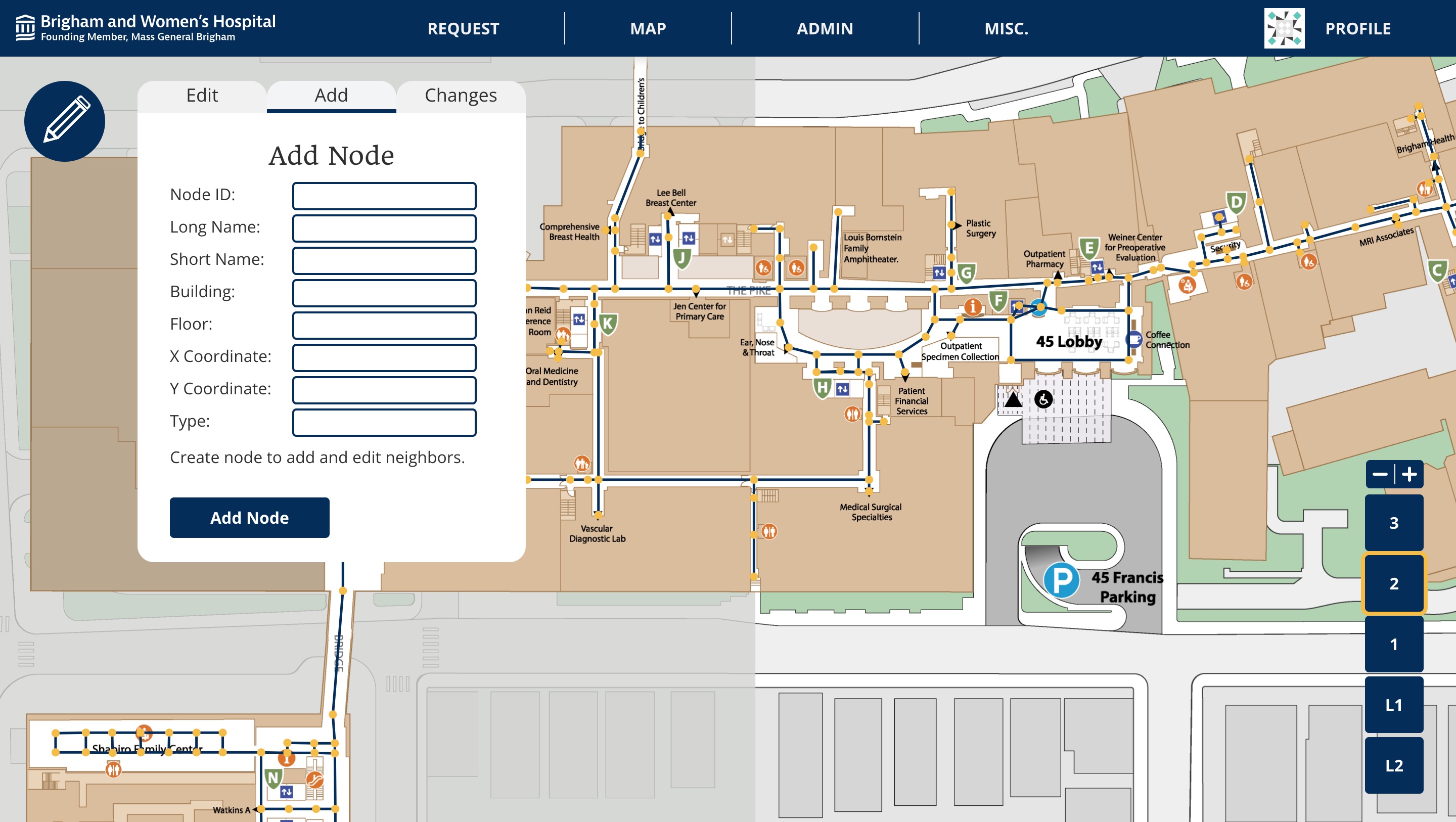 add node tab of map editor panel